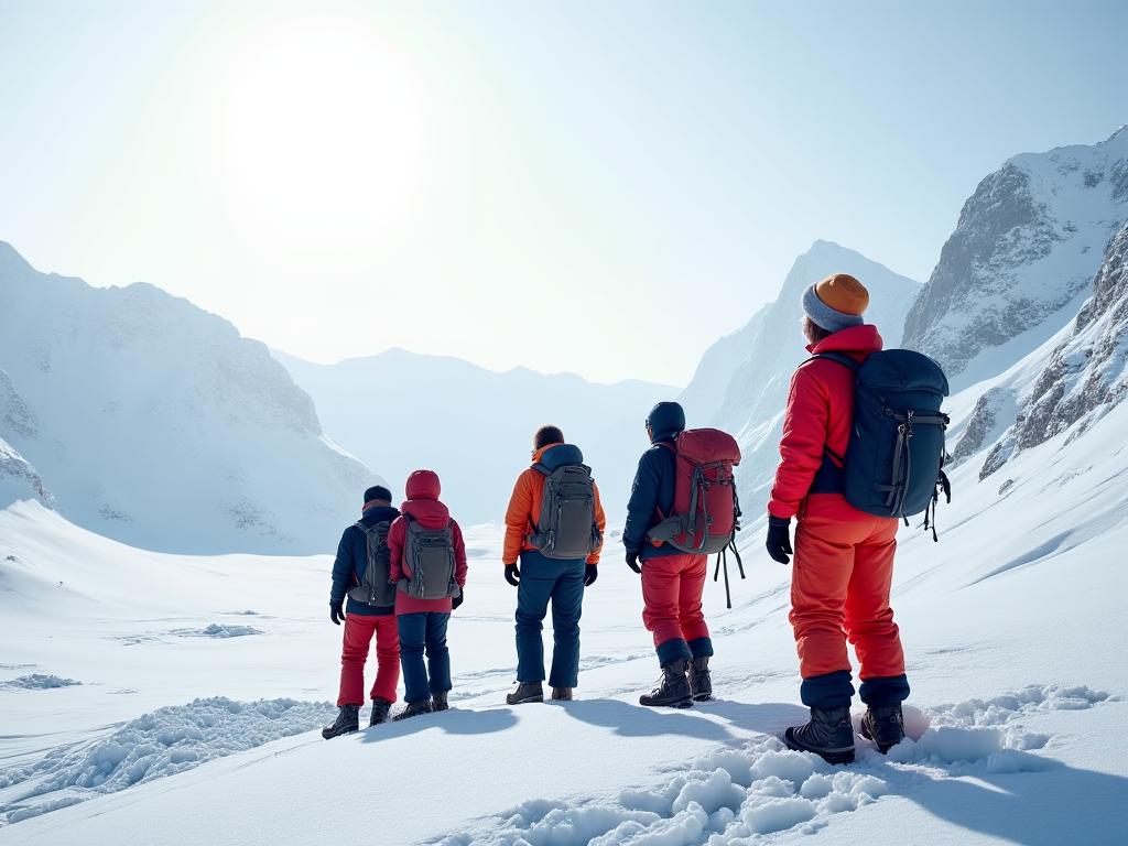 College students on Arctic expedition