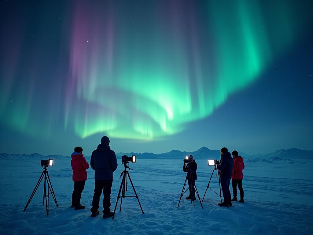 Aurora borealis photography instruction